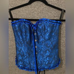 Blue Renaissance Bustier Size Medium